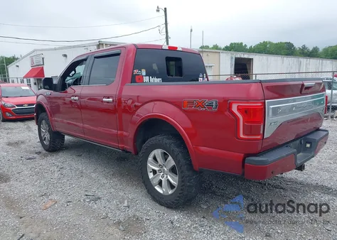 2015 Ford F-150 Platinum из США, поврежденный, VIN 1FTEW1EF4FFC35921